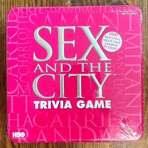 💋 Sex and the City Trivia Game (Sealed Tin)  Rare, Discontinued HBO Collectible
